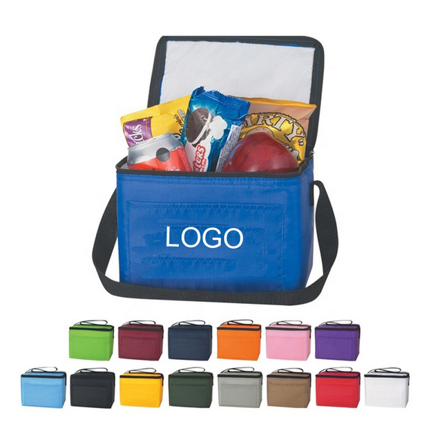 Customize Portable Non-woven Thermal Insulation Cooler Bag with Logo Printing