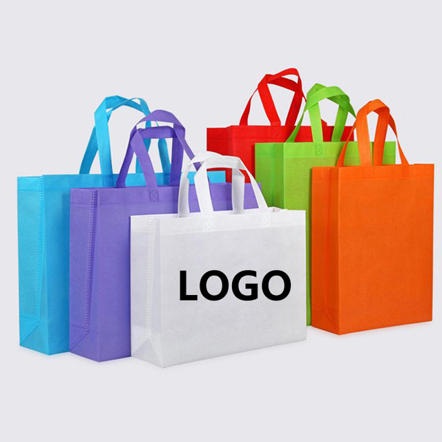 Customize Logo Reusable Tote Non Woven Shopping Bag for Promotion
