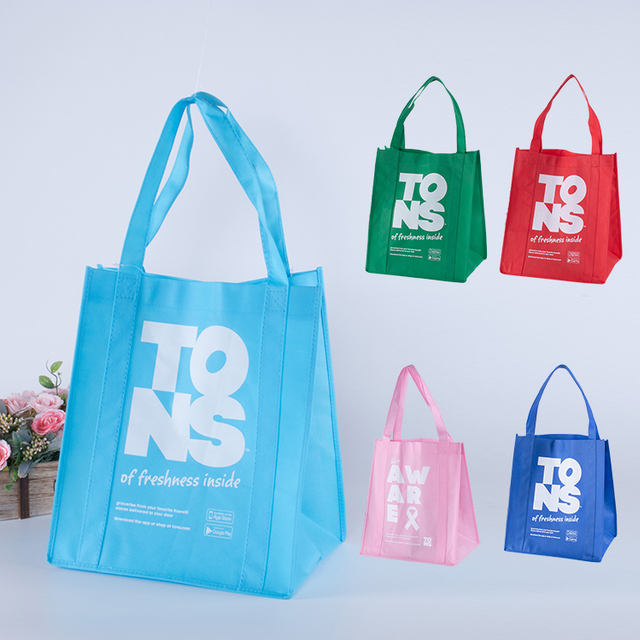 Customized Eco Friendly Promotional Non Woven Carrier Bag