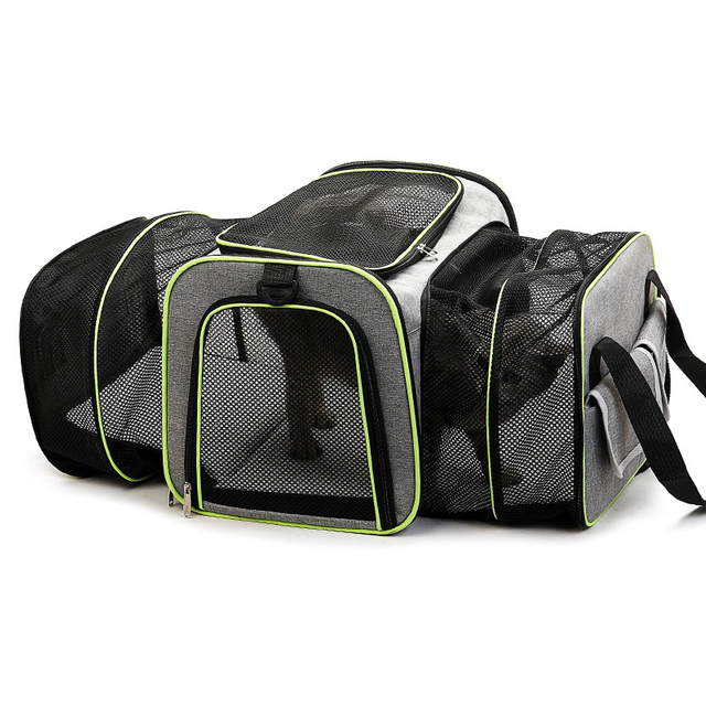 Waterproof Expandable Portable Pet Carrier Bag for Travel Dog Cat Pet Carrying Bag Pet Cage