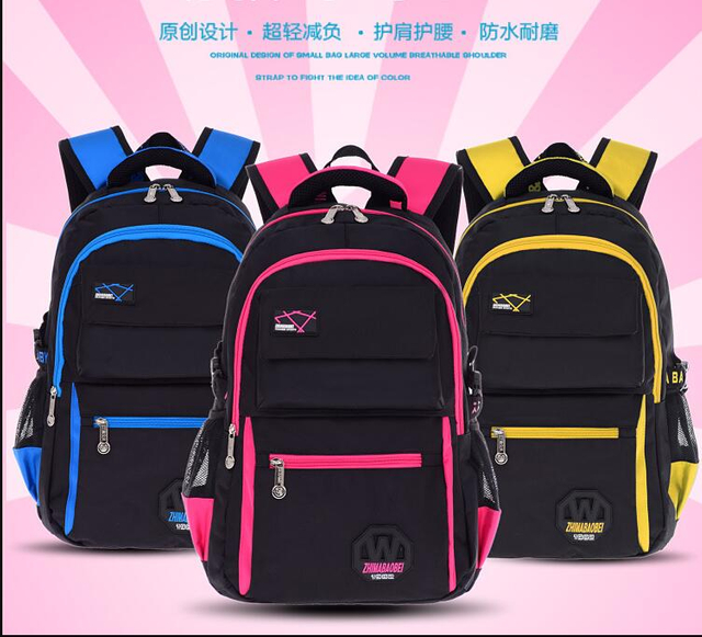 Factory Wholesale Teenager School Bag Backpack for High School