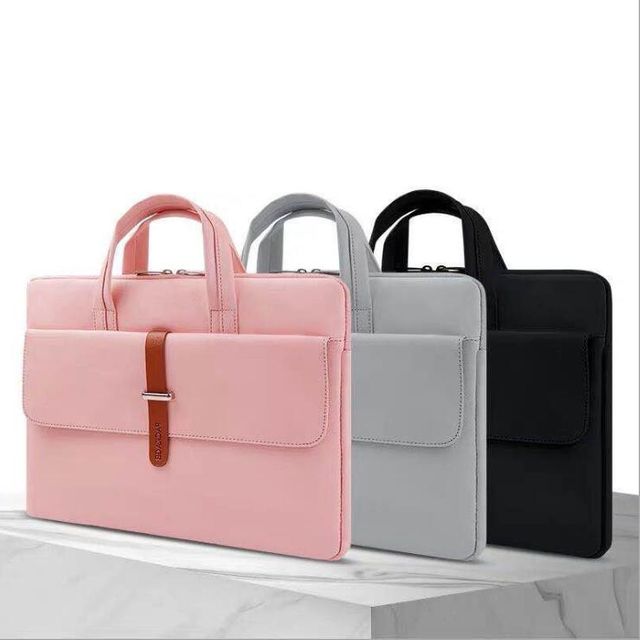 PU Leather Portable Women Business Computer Briefcase
