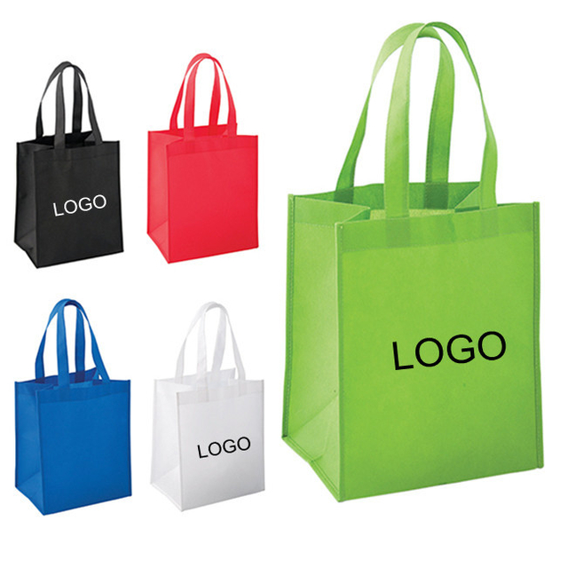 Custom Logo Reusable Promotional Non Woven Carry Bag