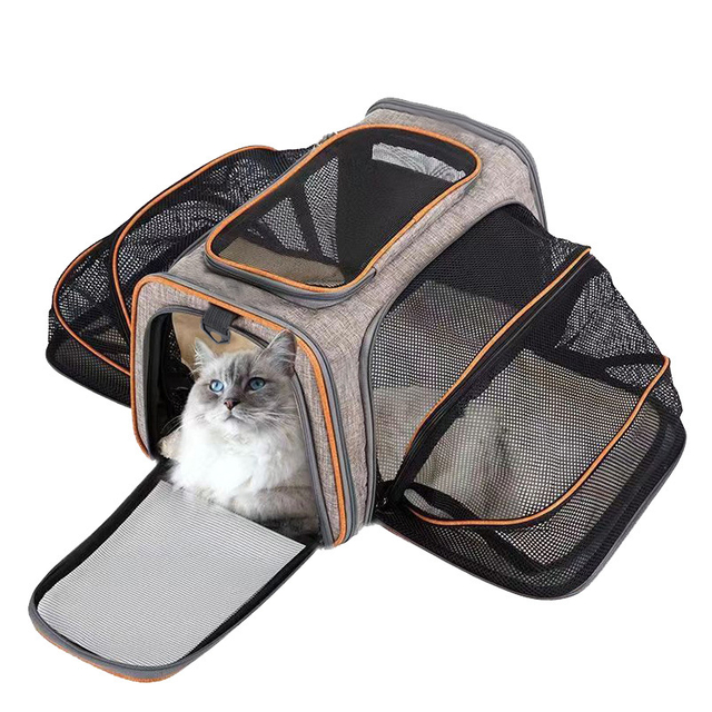 Customize Foldable Portable Pet Carrier Bag for Travel Dog Cat Pet Carrying Bag Pet Cage