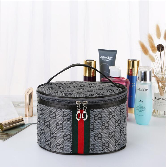 Portable Travel PU Toiletry Kit Cosmetic Bag for Women