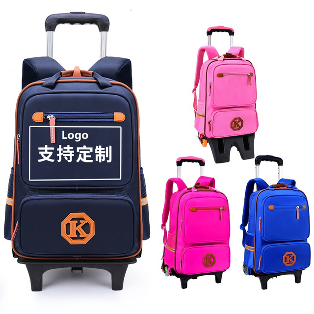 Customize Kids Rolling School Backpack Bag for Primary school