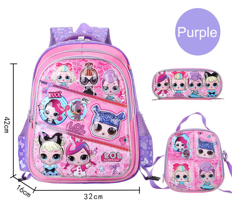 3D school bag set