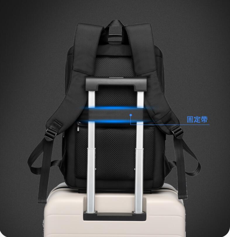 Business Travel Laptop Bag with luggage strap