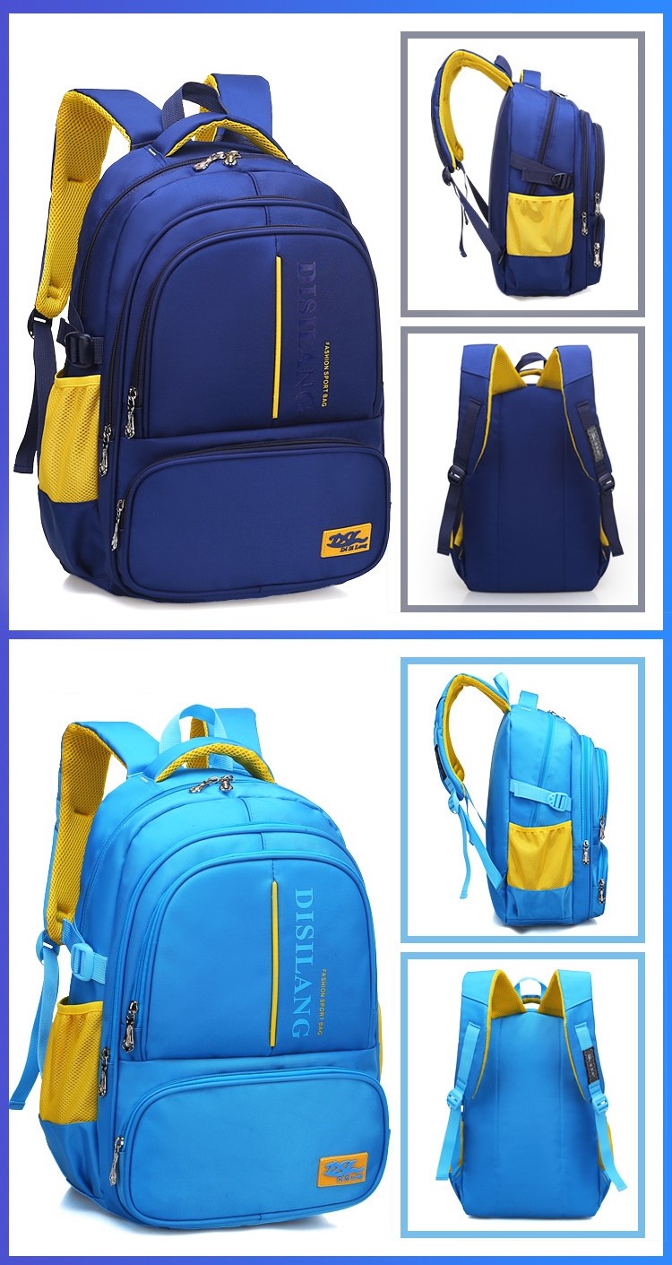 description of teenager school backpack