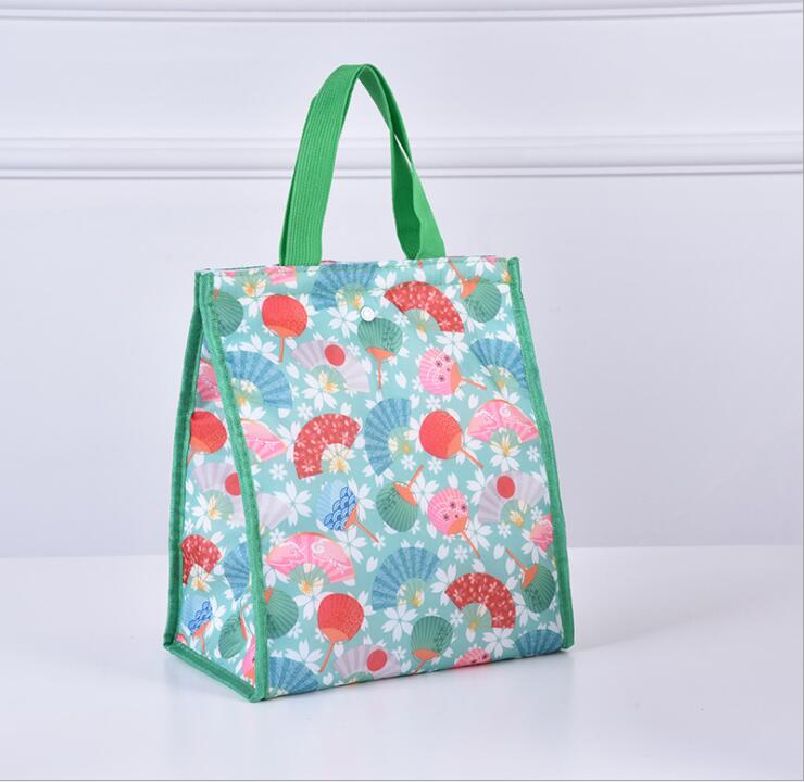 Wholesale Portable Polyester Thermal Insulation Cooler Lunch Bag 