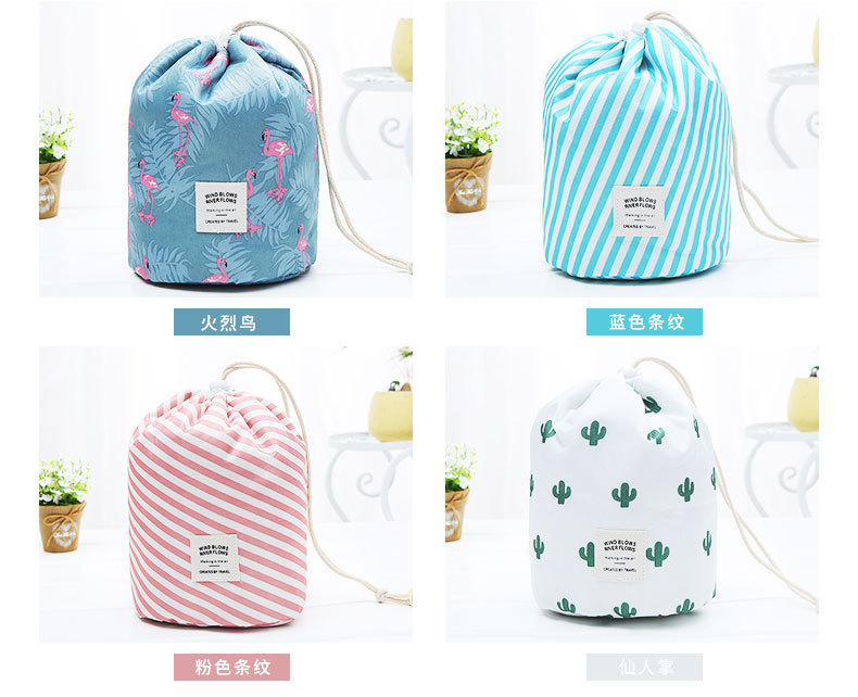 colors show of Drawstring Travel Toiletry Storage Bag-2