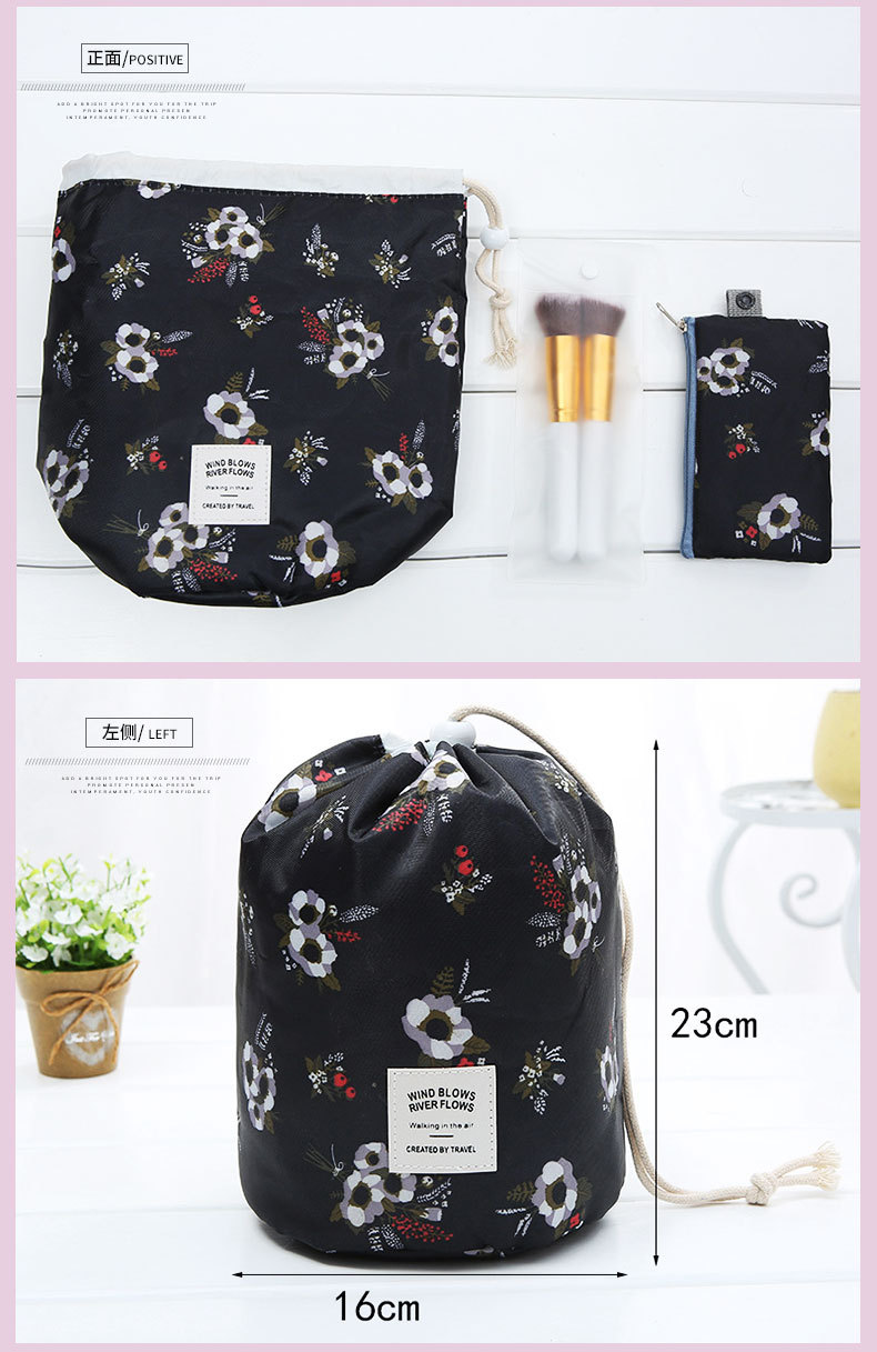 details of Drawstring Travel Toiletry Storage Bag-1