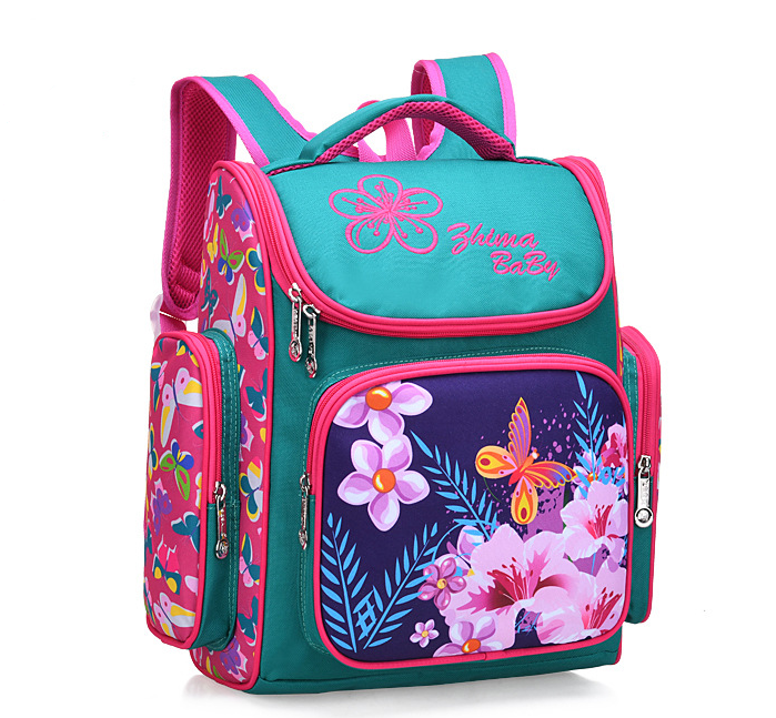 pink high quality School Book bag for Kidergarden Kids