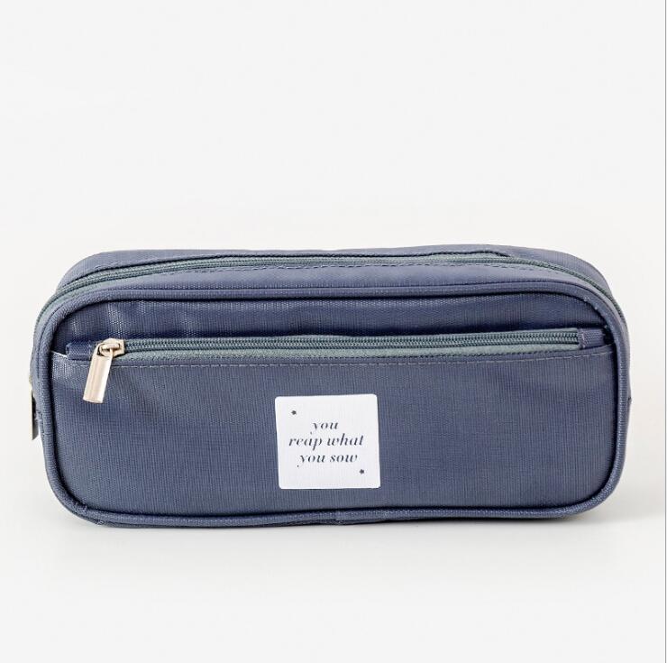 Customize Two Layers Pencil Box Stationery Bag for Student 