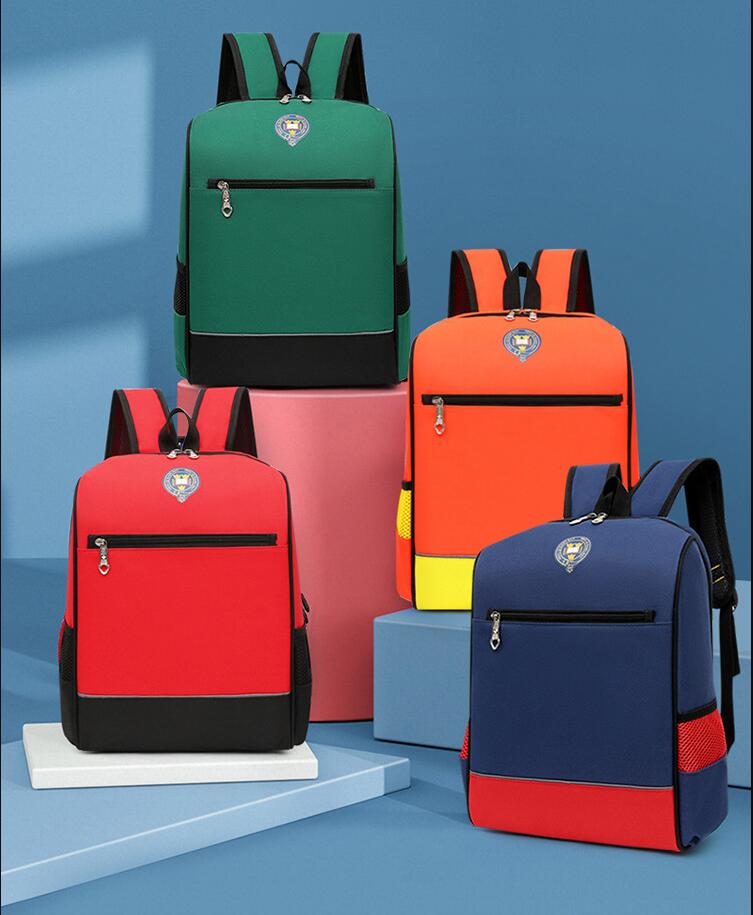 colors of Custom logo kids school bag