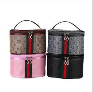 Portable Travel PU Toiletry Kit Cosmetic Bag for Women