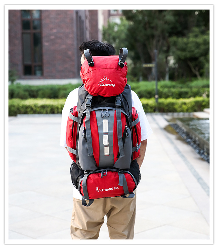 model 3 show of Outdoor Camping Hiking Mountaineering Backpack Bag