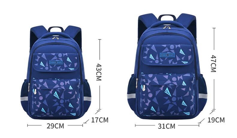 size of New Sstyle Children Book Bag School Backpack for Student