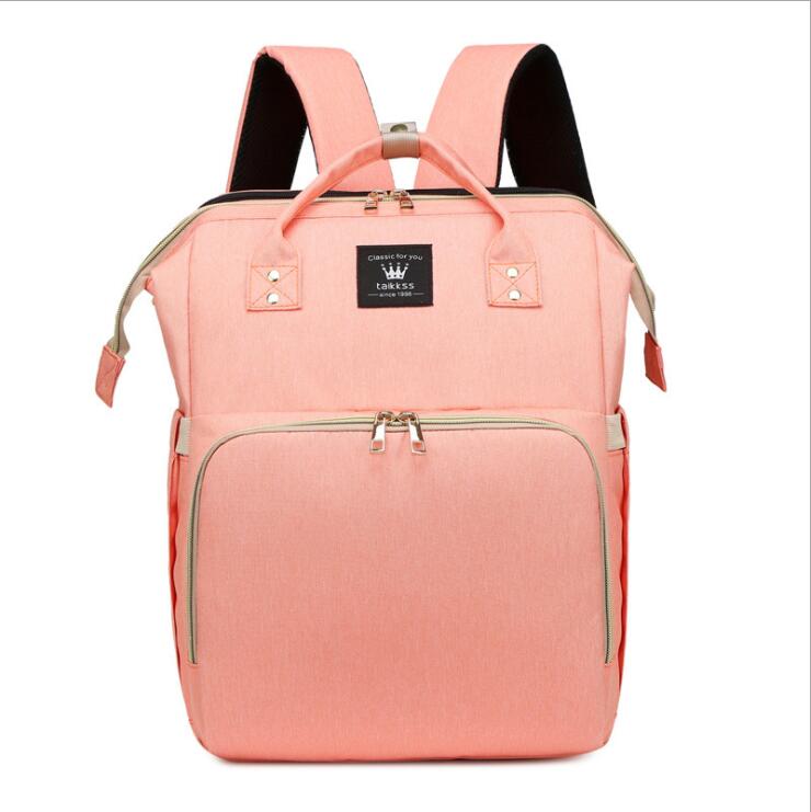 Portable Foldable Baby Crib Diaper Backpack Bag with Changing Station