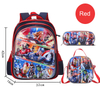 3 in 1 Student Bookbag Schoolbag Set for Primary Boys Girls with Lunch Bag and Pencil Case