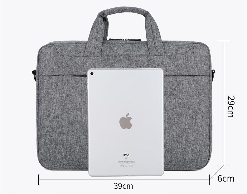 size of laptop briefcase