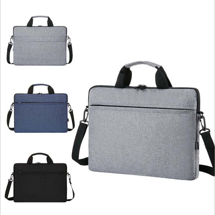 Factory Wholesale Simple Style 14inch Laptop Shoulder Bag for Men Women
