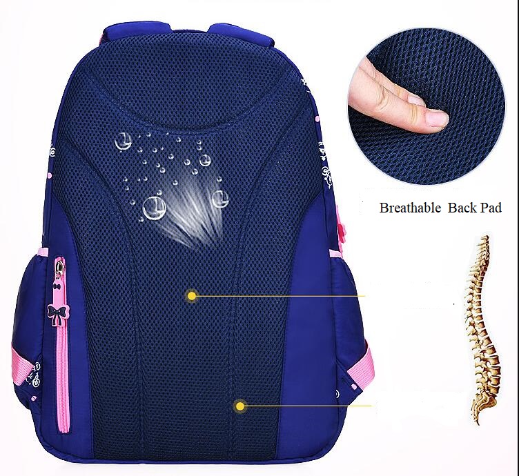 Book bag with sponge back