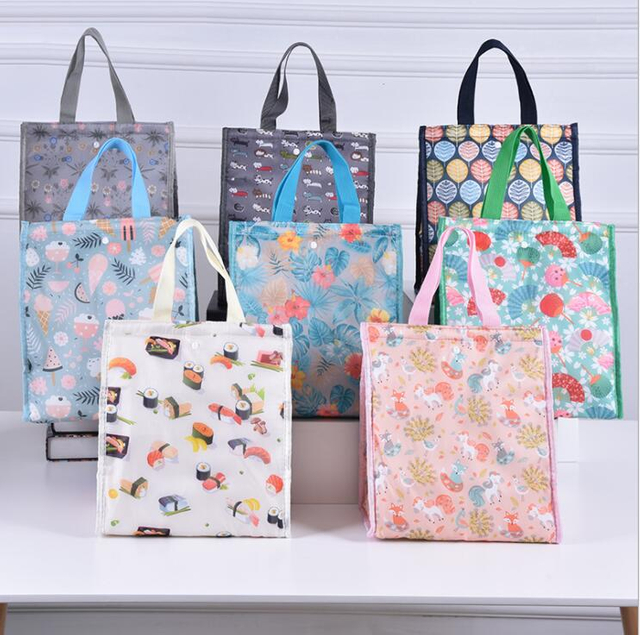 Wholesale Portable Polyester Thermal Insulation Cooler Lunch Bag 