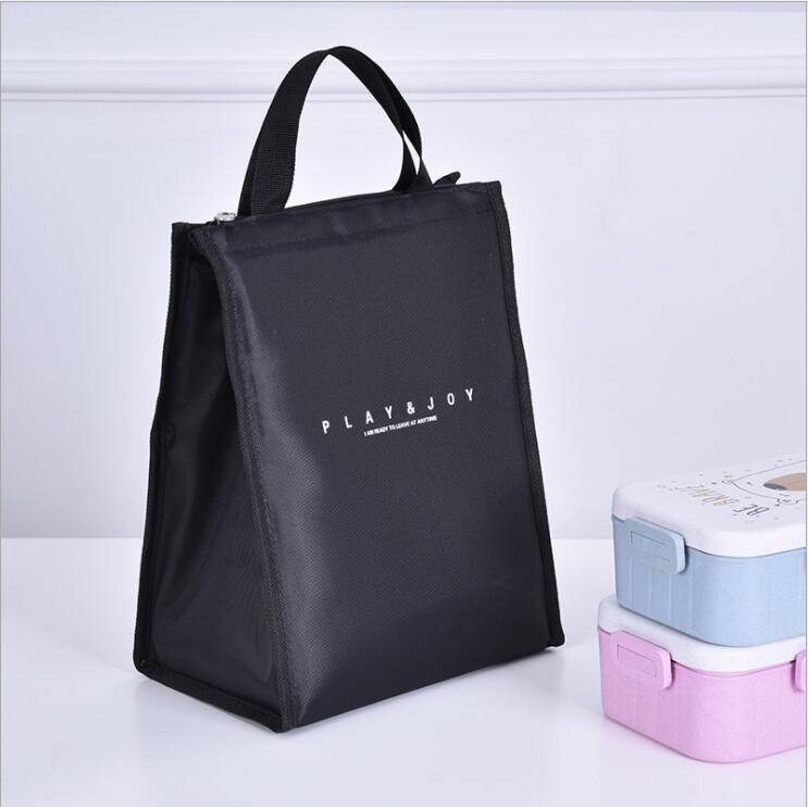 OEM Polyester Zipper Style Thermal Insulation Lunch Tote Bag 