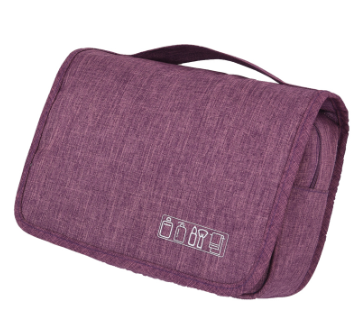 purple travel Cosmetic Bag