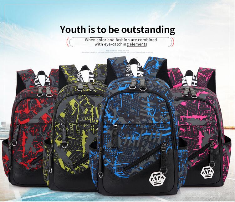 colors of 3pcs backpack set