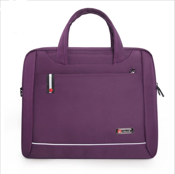 purple women laptop computer handbag
