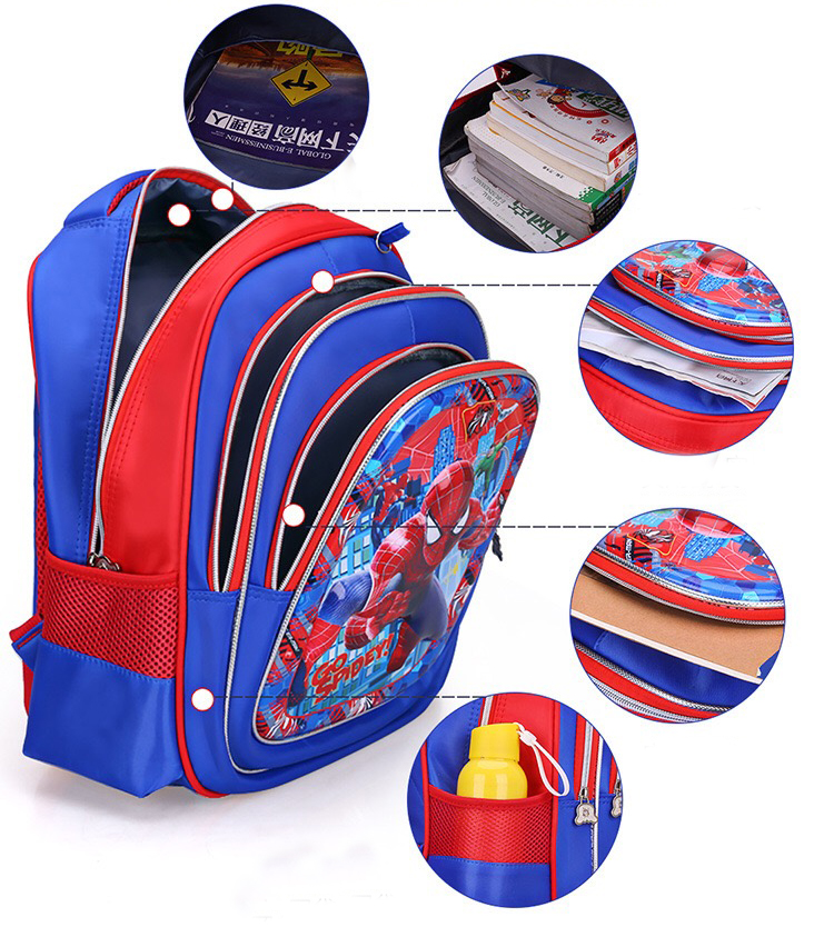 cartoon school bag set details