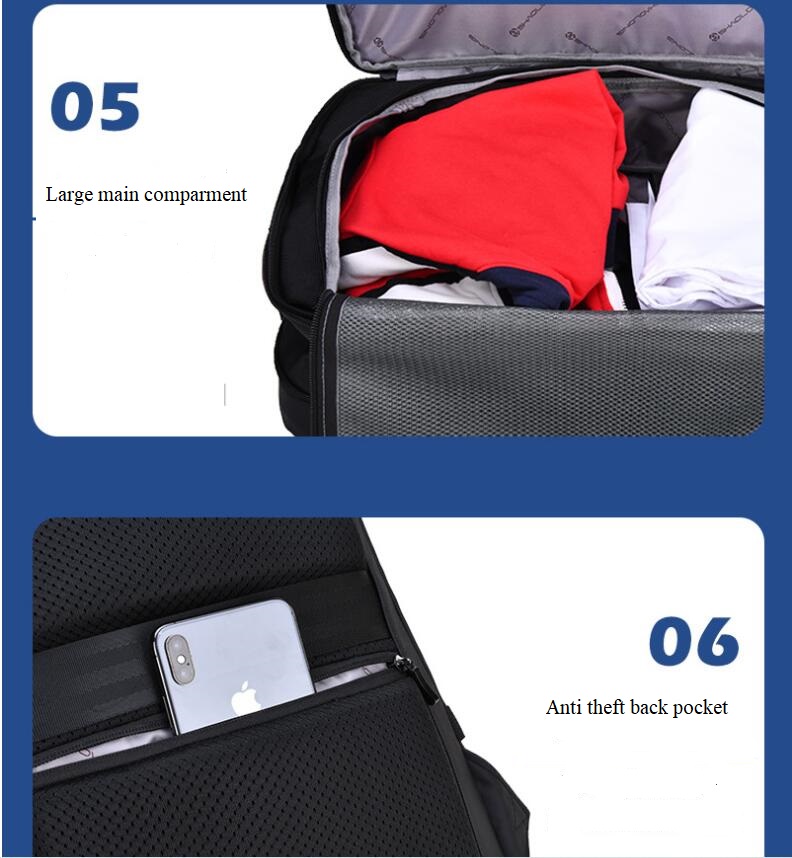 lining of Business Travel Backpack