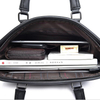 Genuine Leather Man Handbag Business Computer Briefcase Shoulder Bag