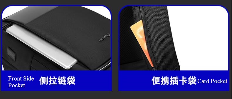 side pocket-Business Travel Laptop Backpack