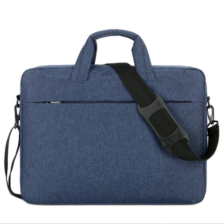 Factory Wholesale Simple Style 14inch Laptop Shoulder Bag for Men Women