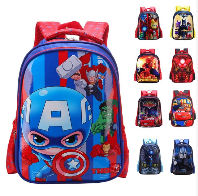 3D Cartoon Schoolbag Book Bag for Kidergarden Kids