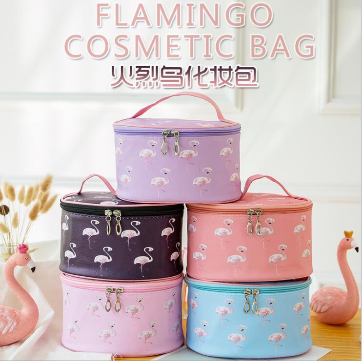 Girls PU Cosmetic Case Toiletry Bag Organizer