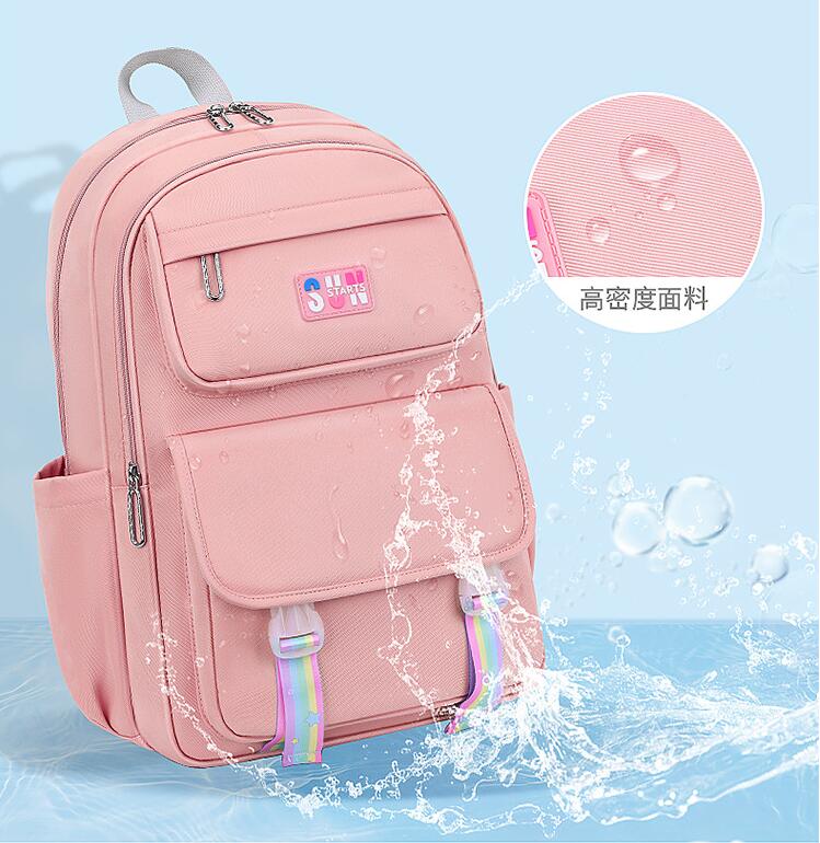 waterproof Leisure Backpack for Girls Schoolbag for Middle School