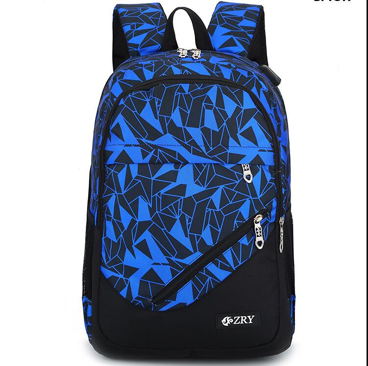 front view of 3pcs backpack set