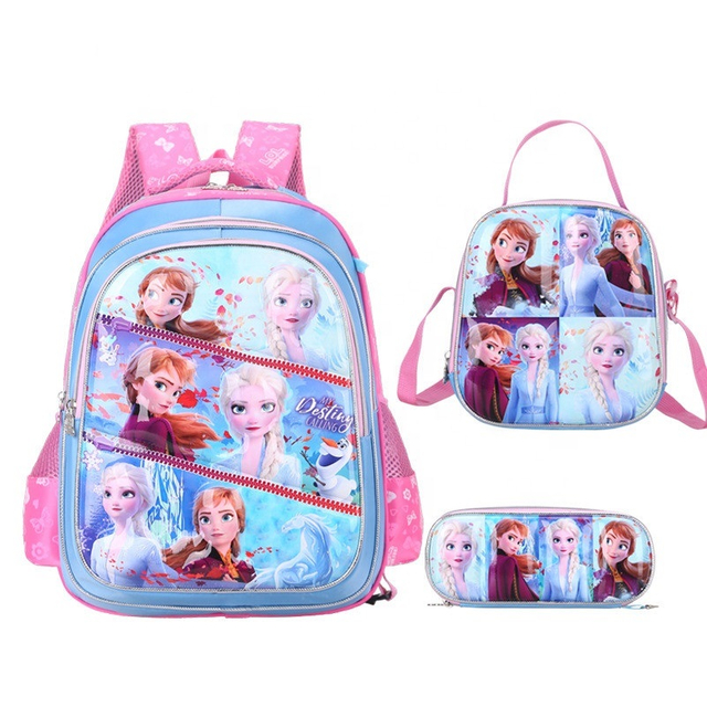 3 in 1 Children School Backpack Bag Set with Lunch Bag and Pencil Case