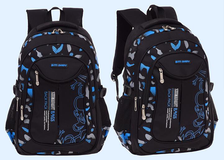 blue Student Schoolbag