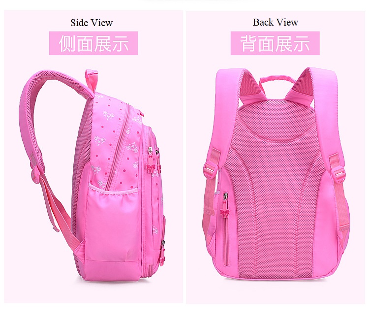 pink backpack for college girls