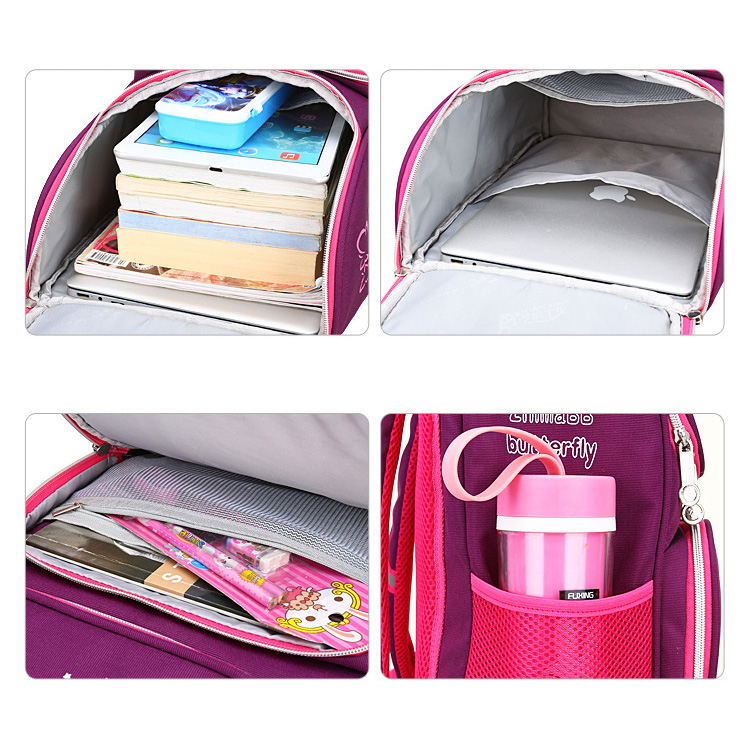 inside of Kids schoolbag