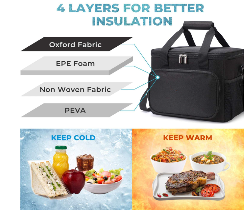 insulation lunch cooler bag