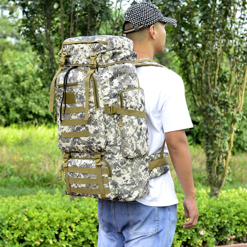 Camping Hiking Backpack Rucksack Waterproof Traveling Daypack