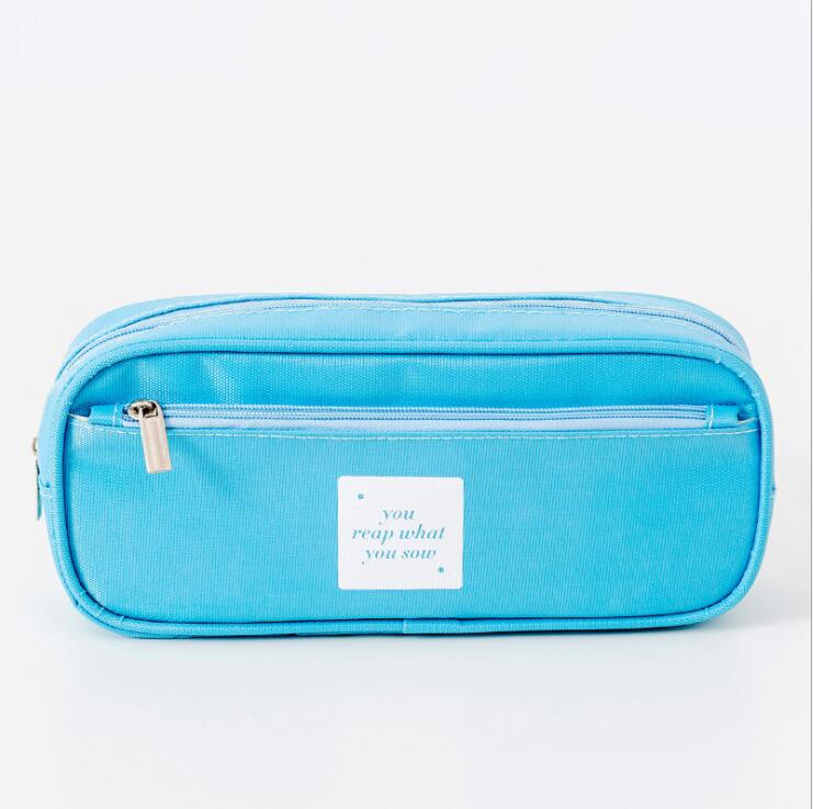 Customize Two Layers Pencil Box Stationery Bag for Student 