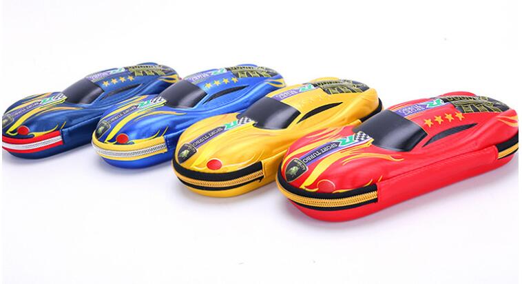 Car Design EVA 3D Cartoon Pencil Box for Pupil