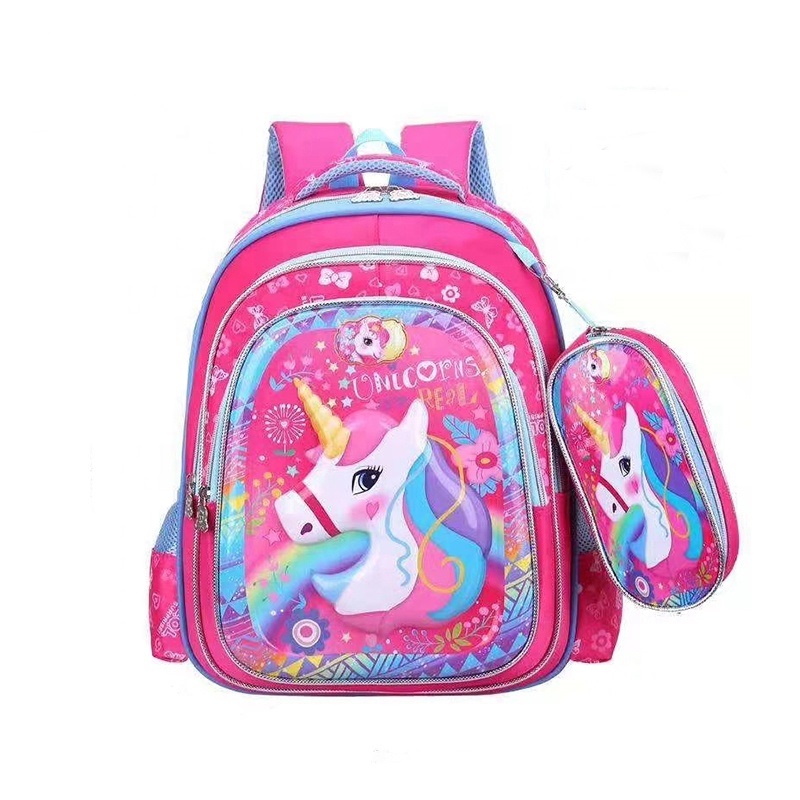 kids school bag with pencil case